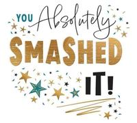 Piccadilly Greetings Exam Congratulations Cards You Absolutely Smashed It - 8 x 6 inches