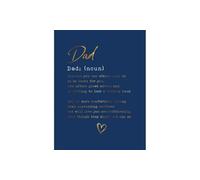 Father's Day Card, Definition of Dad in a Poem - 8 x 6 inches - Piccadilly Greetings