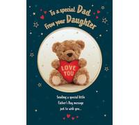 Piccadilly Greetings Father's Day Card, To a Special Dad - 9 x 6 inches