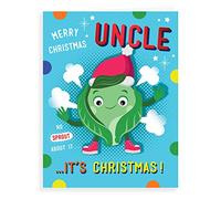 Piccadilly Greetings Fun / Humour Christmas Card Uncle - 8 x 6 inches