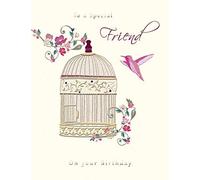 Piccadilly Greetings Group Ltd FANTASTIC COLOURFUL FOR A GREAT FRIEND BIRTHDAY GREETING CARD,Beige,8 x 6 inches
