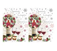 Piccadilly Greetings Group Ltd Regal Publishing C85136 Christmas Card Special Couple,grey|brown|red|beige, 9 x 6 inches (Pack of 2)