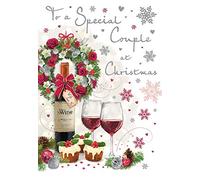 Piccadilly Greetings Group Ltd Regal Publishing C85136 Christmas Card Special Couple,grey|brown|red|beige, 9 x 6 inches