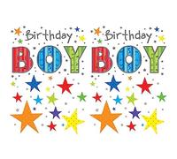 Piccadilly Greetings Happy Birthday Card for A Boy - 7 x 5 Inches (Pack of 2)