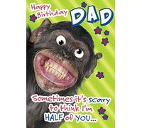 Piccadilly Greetings Humour Birthday Card Dad - 9 x 6 inches