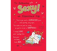 Piccadilly Greetings Humour Funny Valentine's Day Card Someone Sexy - 9 x 6 inches