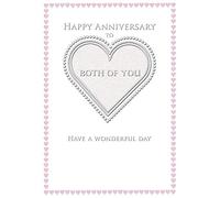 Piccadilly Greetings Modern Annivesary Card Your Annivesary - 9 x 6 inches
