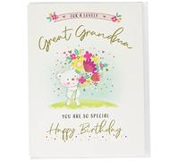 Piccadilly Greetings Modern Birthday Card Great Grandma -,Green,8 x 6 inches