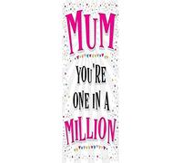 Piccadilly Greetings Modern Birthday Card Mum One in a Million - 7 x 5 inches