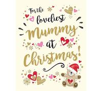 Piccadilly Greetings Modern Christmas Card Mummy - 8 x 6 inches