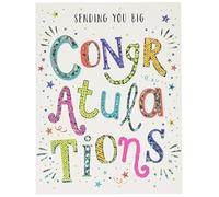 Piccadilly Greetings Modern Congratulations Card - 8 x 6 inches - Regal Publishing