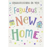 Piccadilly Greetings Modern Congratulations New Home Card - 8 x 6 inches - Regal Publishing