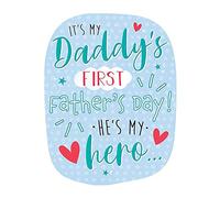 Piccadilly Greetings Modern Father's Day Card 1st Father's day - 8 x 6 inches