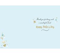 Piccadilly Greetings Modern Father's Day Card - 9 x 6 inches