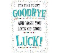 Piccadilly Greetings Modern Goodbye & Goodluck Card - 7 x 5 inches, A11850