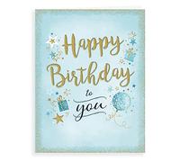 Piccadilly Greetings Modern Male Birthday Card - 8 x 6 inches