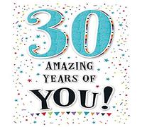 Piccadilly Greetings Modern Milestone Age Birthday Card 30th Amazing - 7 x 5 inches