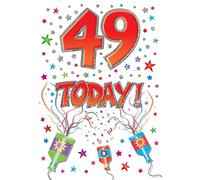 Piccadilly Greetings Modern Milestone Age Birthday Card Age 49-7 x 5 inches