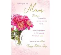 Piccadilly Greetings Mother's Day Card, Especially For you Mum - 10 x 7 inches