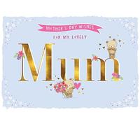 Piccadilly Greetings Mother's Day Card, For My Lovely Mum - 9 x 6 inches