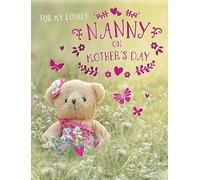 Piccadilly Greetings Mother's Day Card, For My Lovely Nanny - 8 x 6 inches