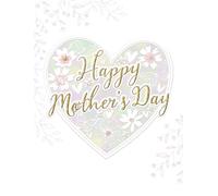 Piccadilly Greetings Mother's Day Card, Happy Mother's Day - 8 x 6 inches