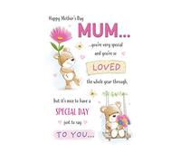 Piccadilly Greetings Mother's Day Card Mum - 10 x 7 inches