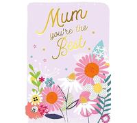 Piccadilly Greetings Mother's Day Card, Mum You Are Best - 9 x 6 inches
