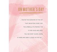 Piccadilly Greetings Mother's Day Card, On Mother's Day Poem - 8 x 6 inches