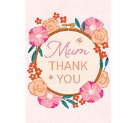 Piccadilly Greetings Mother's Day Card Thank You Mum - 7 x 5 inches