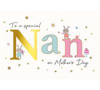 Piccadilly Greetings Mother's Day Card, To a Special Nan - 9 x 6 inches