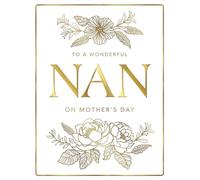 Piccadilly Greetings Mother's Day Card, To a Wonderful Nan - 8 x 6 inches