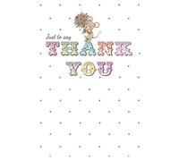 Piccadilly Greetings Occasion Card Thank You - 7 x 5 inches