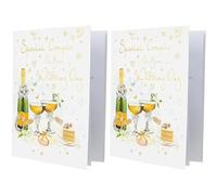 Piccadilly Greetings Occasion Card Wedding - 8 x 6 inches - Regal Publishing C80629 (Pack of 2)