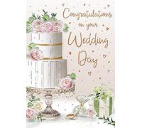 Piccadilly Greetings Occasion Card Wedding - 9 x 6 inches - Regal Publishing, C80636