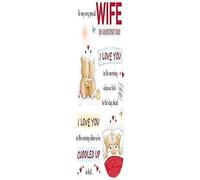 Piccadilly Greetings PG to My Very Special Wife Bears Cuddling Design Large Valentines Day Card, 10 x 7 inches