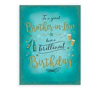 Piccadilly Greetings Piccadilly Greetings Modern Birthday Card Brother In Law - 8 x 6 inches