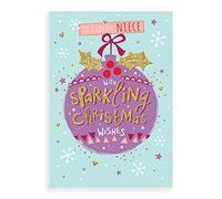 Piccadilly Greetings Piccadilly Greetings Modern Christmas Card Niece - 7 x 5 inches