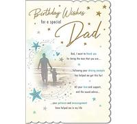 Piccadilly Greetings Piccadilly Greetings Traditional Birthday Card Dad - 9 x 6 inches,Green