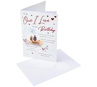 Piccadilly Greetings Piccadilly Greetings Traditional Birthday Card One I Love - 9 x 6 inches