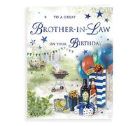 Piccadilly Greetings Regal Publishing Birthday Card Brother In Law - 8 x 6 inches C81064