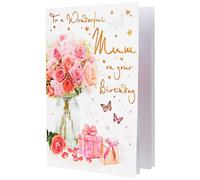 Piccadilly Greetings Regal Publishing Birthday Card Mum - 9 x 6 inches,Pink