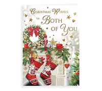 Piccadilly Greetings Regal Publishing C85468 Traditional Christmas Card green|beige|red|yellow - 9 x 6 inches,
