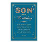 Piccadilly Greetings Regal Publishing Classic Birthday Card Son - 9 x 6 inches