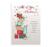 Piccadilly Greetings Regal Publishing Classic Christmas Card to All of You - 9 x 6 inches, C85590