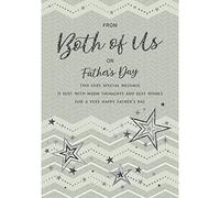 Piccadilly Greetings Regal Publishing Modern Father's Day Card Dad from Both of US - 9 x 6 inches (C88251)