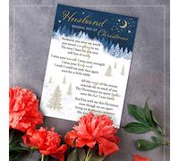 Piccadilly Greetings Regal Publishing Plastic Grave Memorial Christmas Card Husband - 120 x 165 mm, C89082