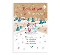 Piccadilly Greetings Small Sweet Christmas Card to Both of You - 9 x 6 inches