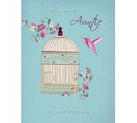 Piccadilly Greetings Traditional Birthday Card Auntie - 8 x 6 inches
