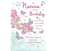 Piccadilly Greetings Traditional Birthday Card Nanna - 7 x 5 inches